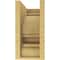Ekena Millwork 6"W x 12"D x 12"H Classic Diane Rough Cedar Woodgrain TimberThane Corbel, Primed Tan CORUR06X12X12DIARCPR - alternate 6